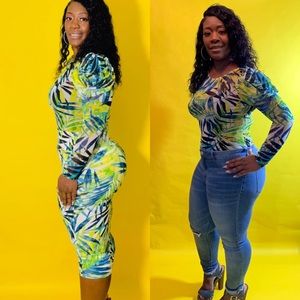 Bodysuit & Skirt Set